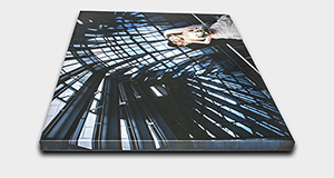 Tic Tac Toe (10x10) Split Image & Cluster Canvas Wrap